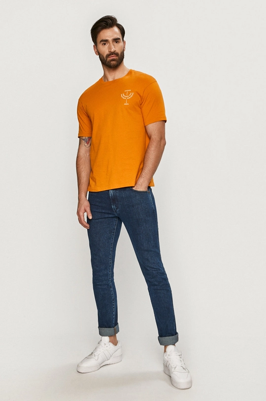 Scotch & Soda - T-shirt pomarańczowy