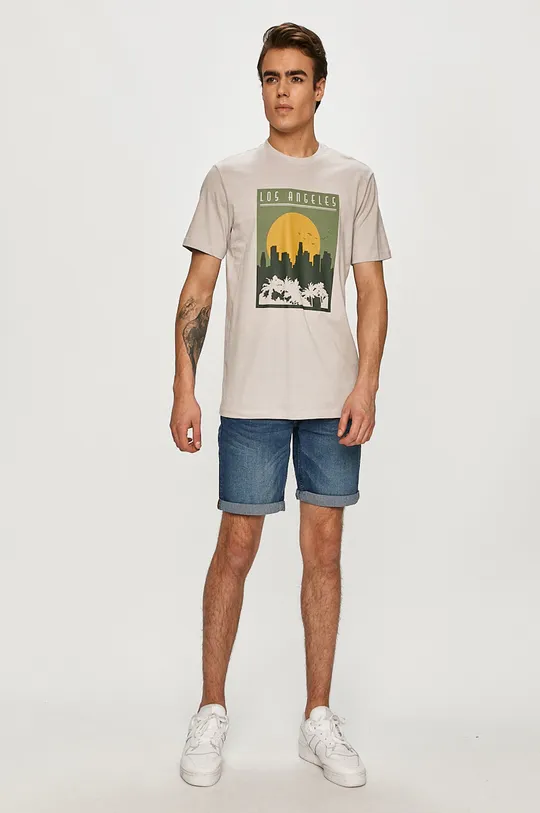Only & Sons - T-shirt szary