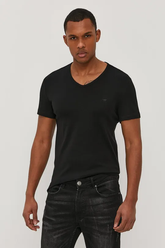 črna T-shirt Mustang Moški