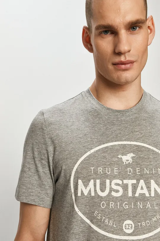 sivá Mustang - Tričko