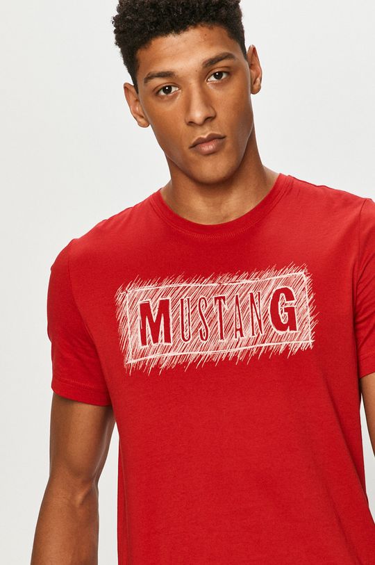 червен Mustang - Тениска