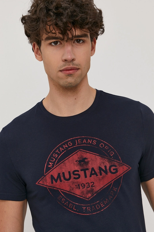 granatowy Mustang T-shirt