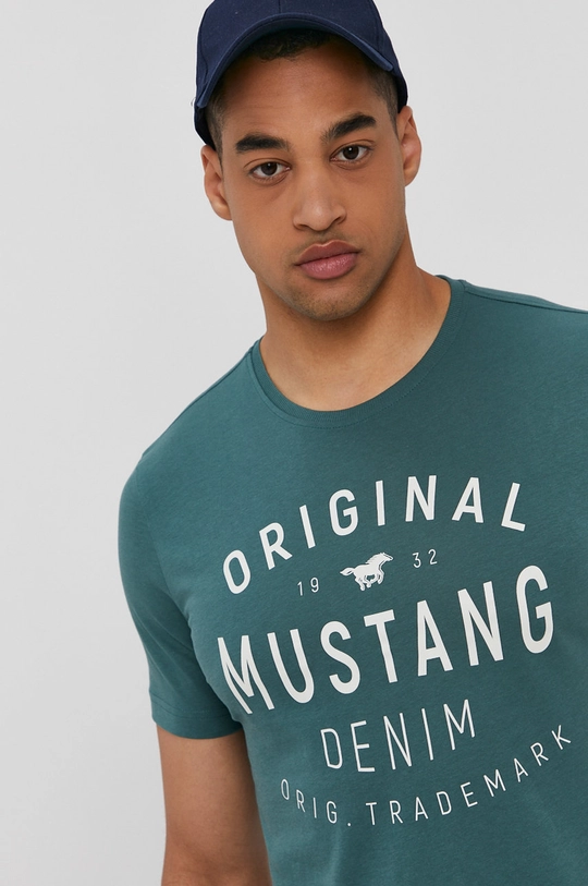 zielony Mustang T-shirt