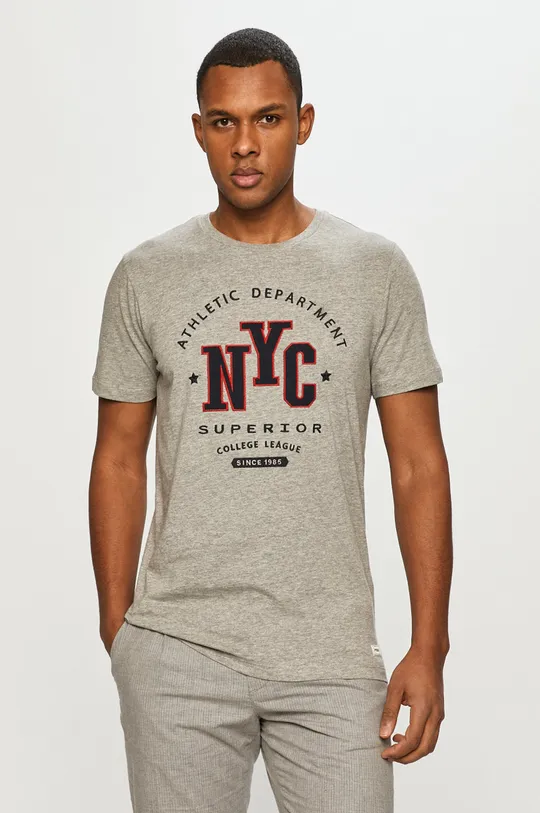 szary Produkt by Jack & Jones - T-shirt Męski