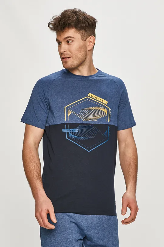 granatowy Produkt by Jack & Jones - T-shirt Męski