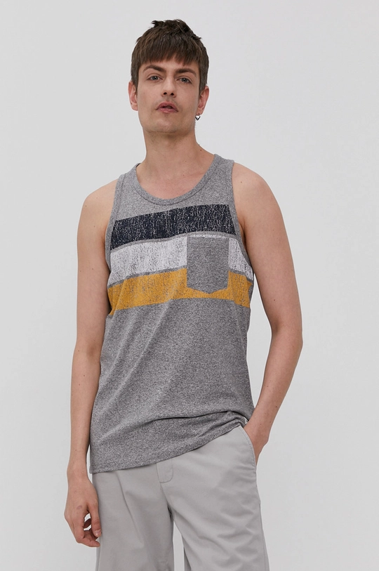 szary Produkt by Jack & Jones T-shirt Męski