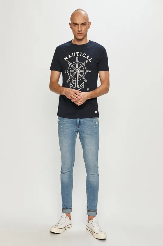 Produkt by Jack & Jones - T-shirt granatowy