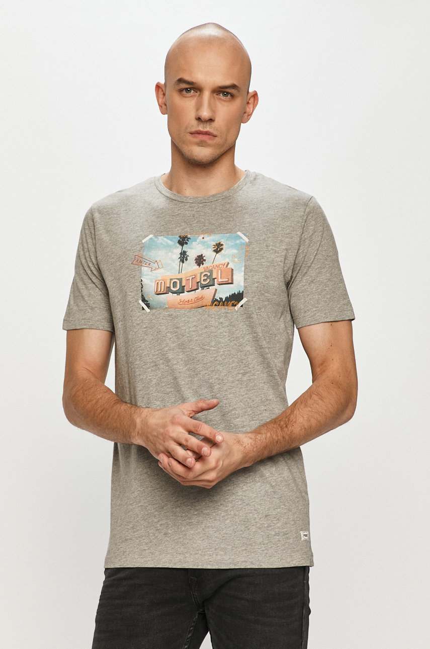 svetlosivá Produkt by Jack & Jones - Tričko Pánsky