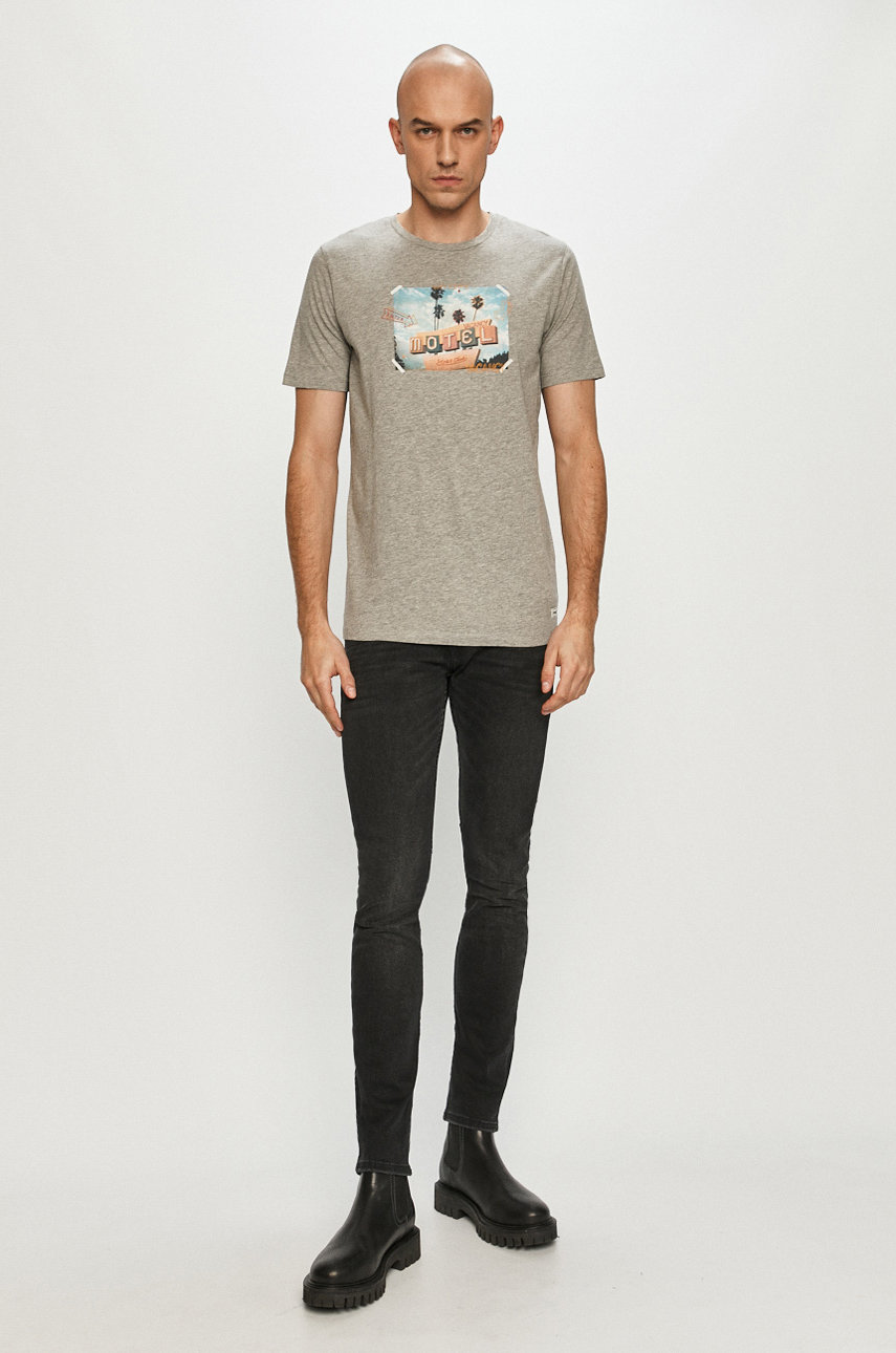 Produkt by Jack & Jones - Tričko svetlosivá