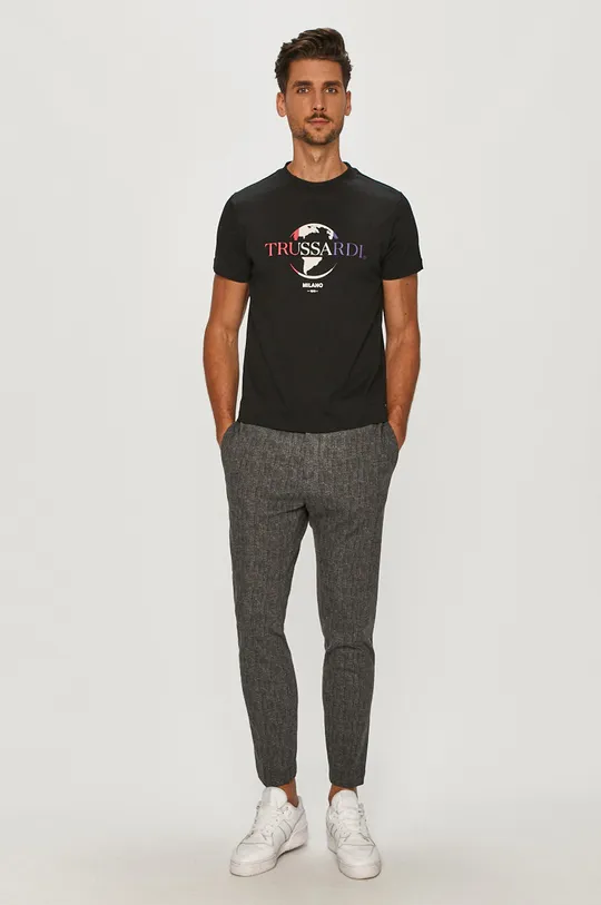 Trussardi Jeans - T-shirt czarny