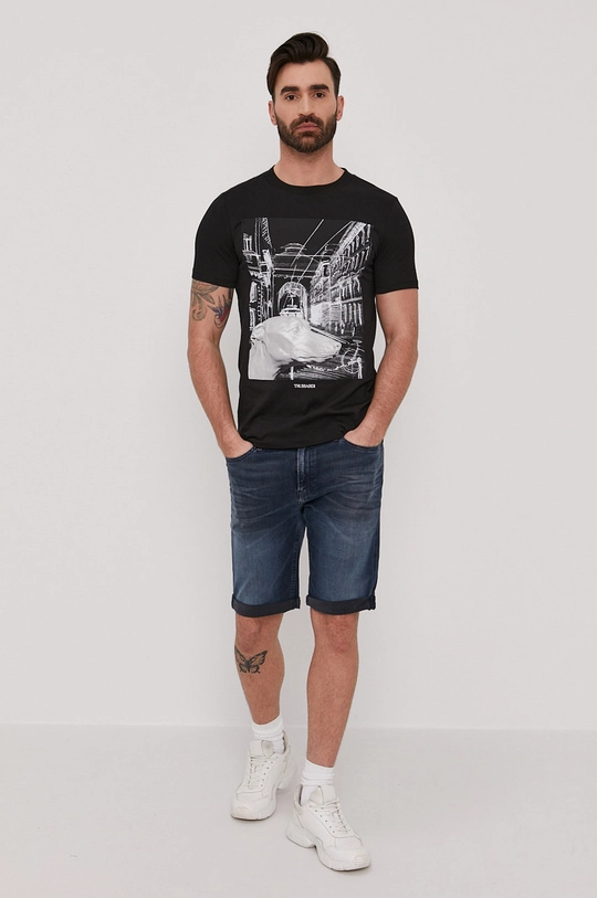 Trussardi T-shirt czarny