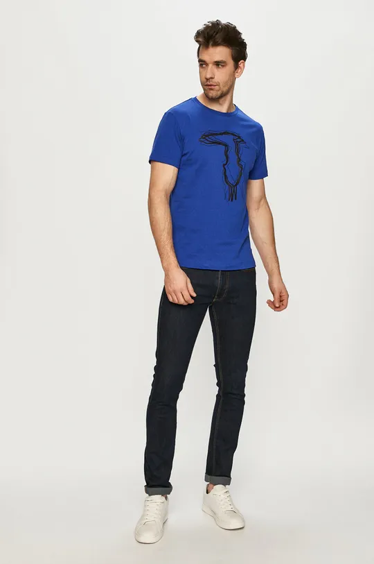 Trussardi Jeans - T-shirt niebieski
