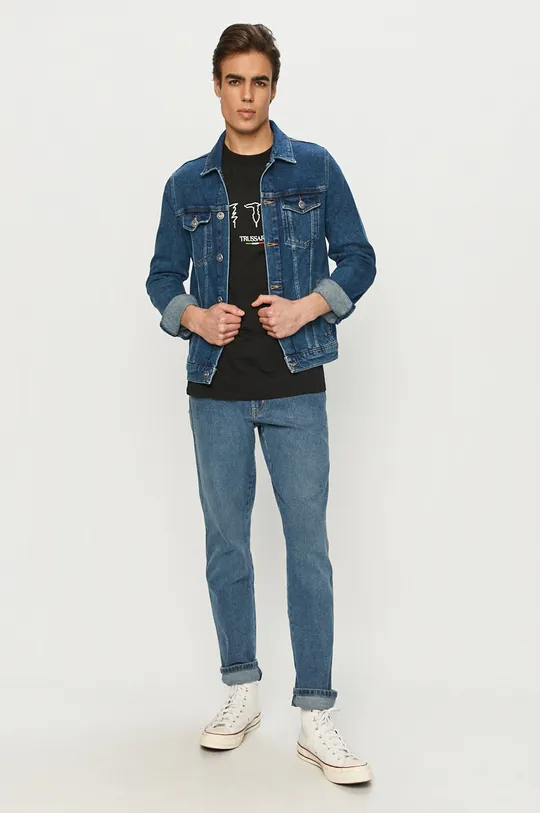 Trussardi Jeans - T-shirt czarny