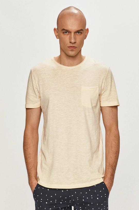 beżowy Jack & Jones T-shirt Męski