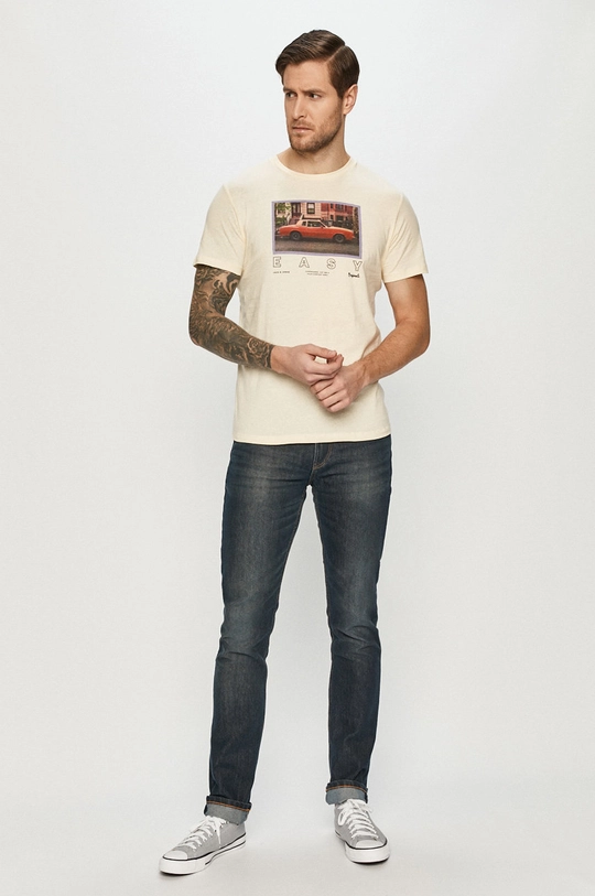 Jack & Jones - T-shirt żółty