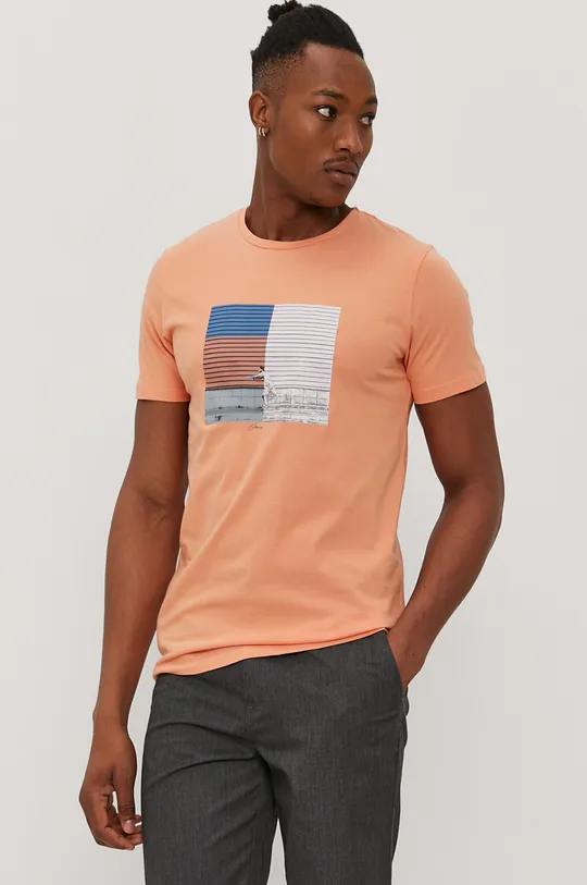 pomarańczowy Jack & Jones T-shirt Męski