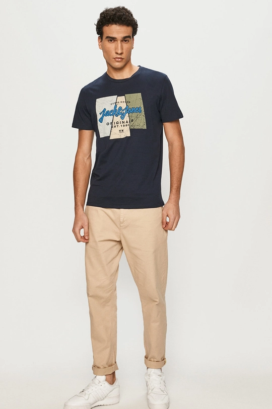 Jack & Jones - T-shirt granatowy