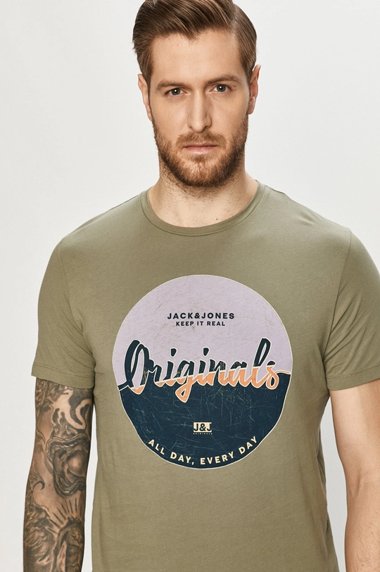 zielony Jack & Jones - T-shirt