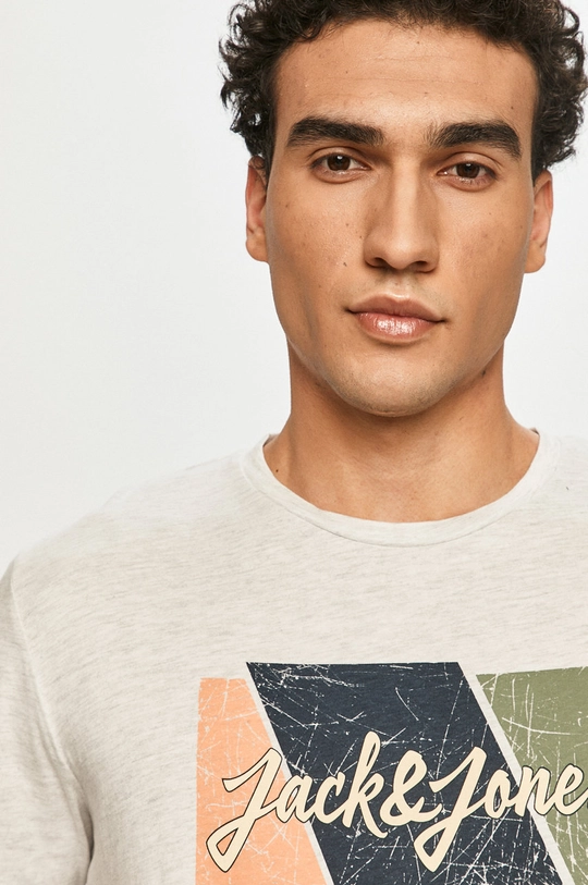 szary Jack & Jones - T-shirt