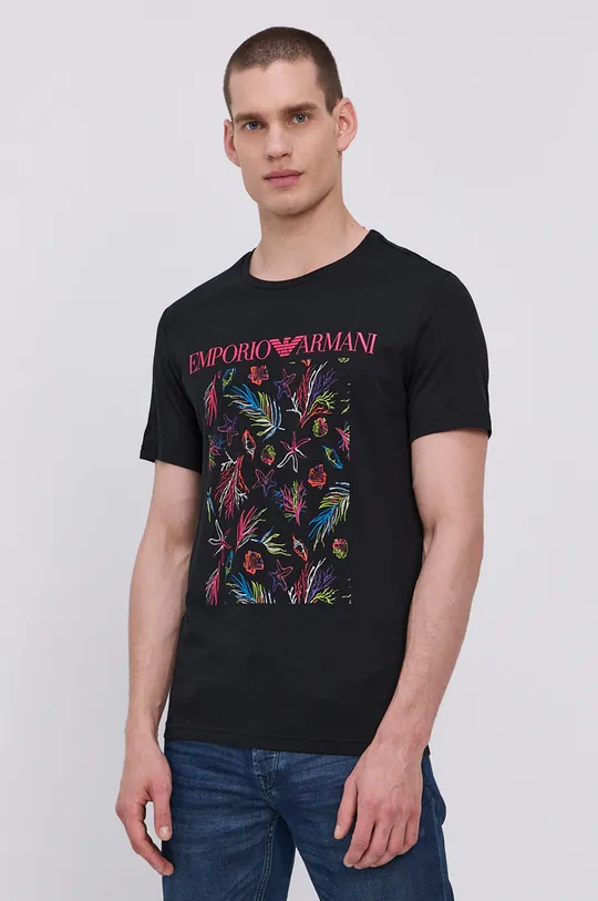 Emporio Armani T-shirt 211818.1P468 czarny