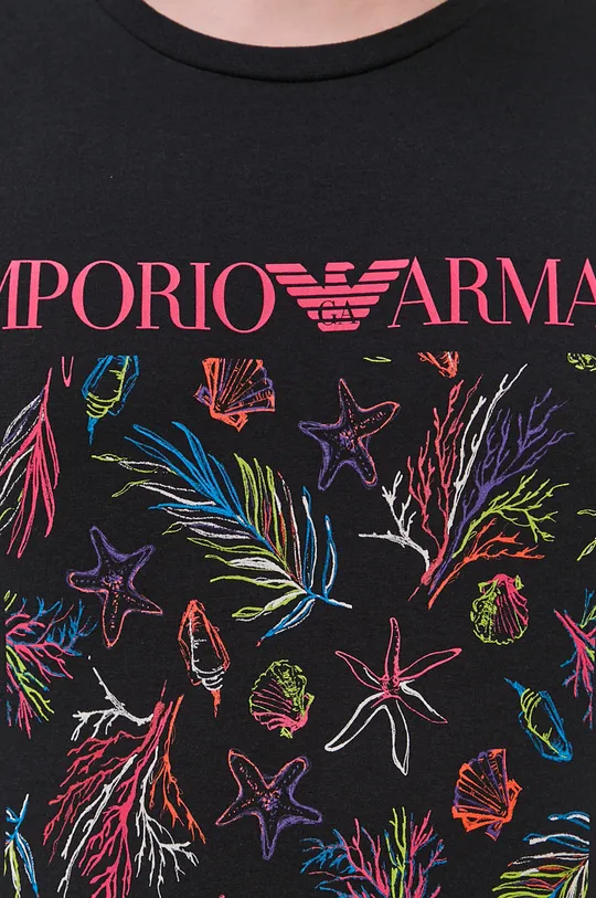 czarny Emporio Armani T-shirt 211818.1P468