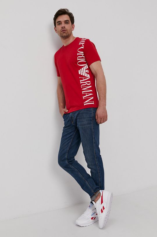 Emporio Armani - Tričko červená