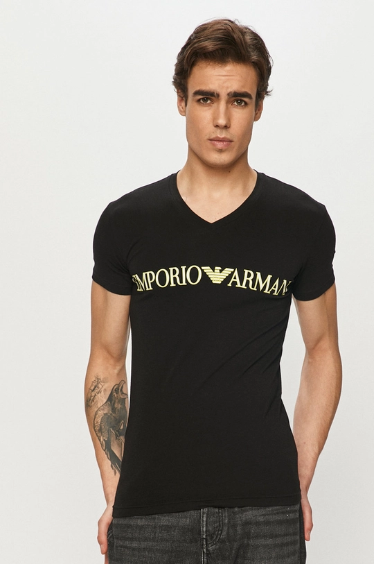 czarny Emporio Armani - T-shirt 110810.1P516