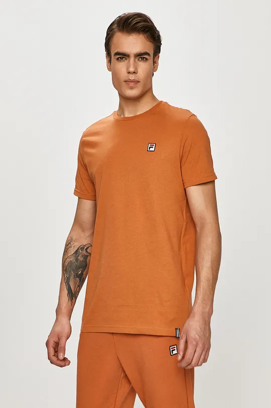 pomarańczowy Fila - T-shirt Męski