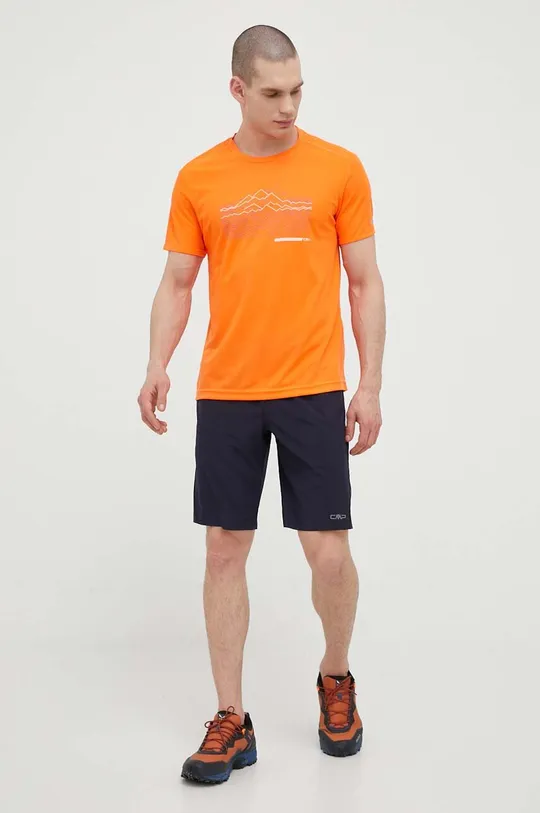 Αθλητικό μπλουζάκι CMP πορτοκαλί