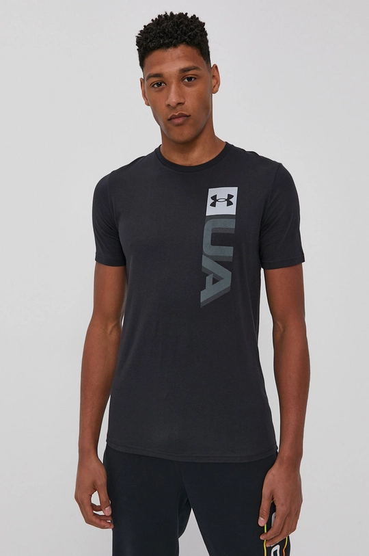 czarny Under Armour T-shirt 1361675 Męski