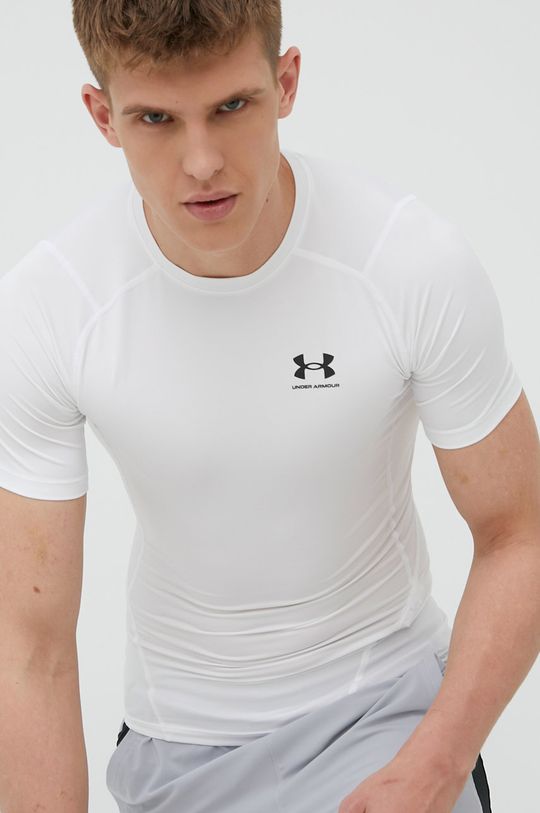 biały Under Armour t-shirt treningowy 1361518