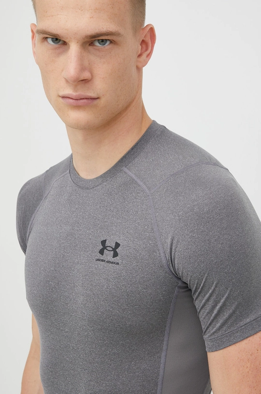 siva T-shirt za vadbo Under Armour Moški