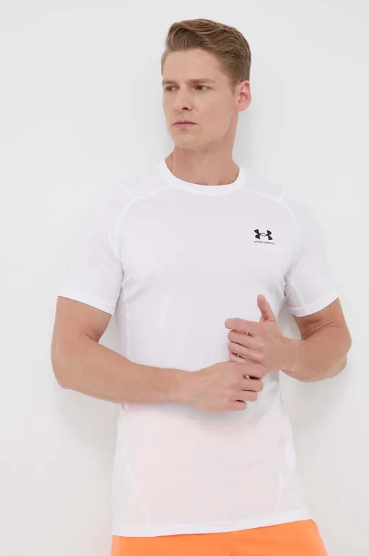 bianco Under Armour maglietta da allenamento Uomo