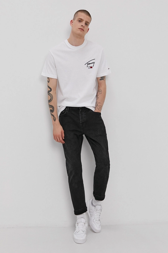 Tommy Jeans T-shirt DM0DM11513.4891 biały