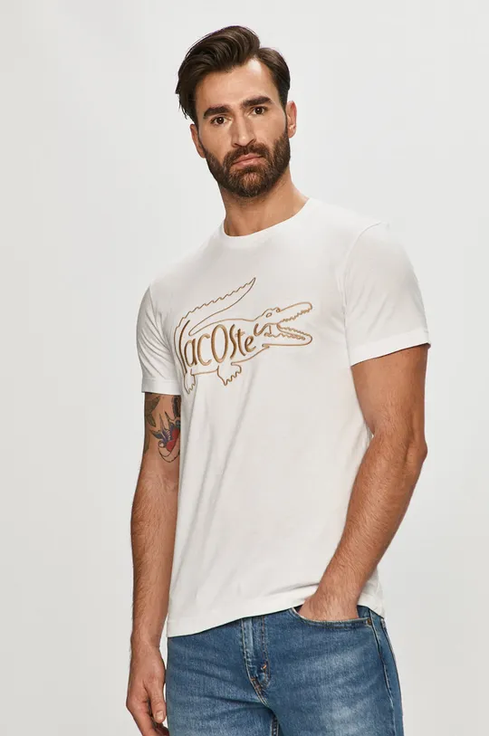 fehér Lacoste - T-shirt Férfi