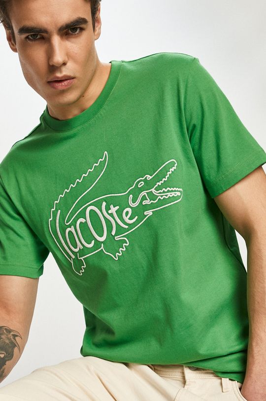 zielony Lacoste - T-shirt