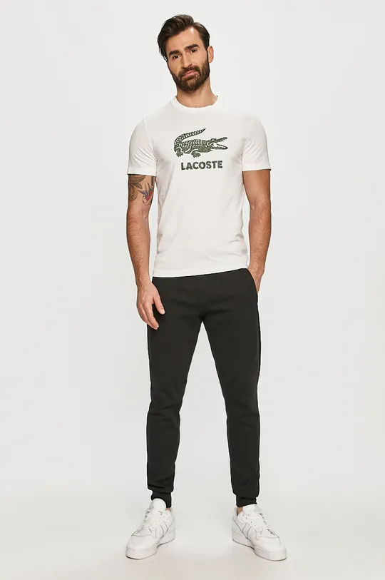 Lacoste - T-shirt TH0063 biały