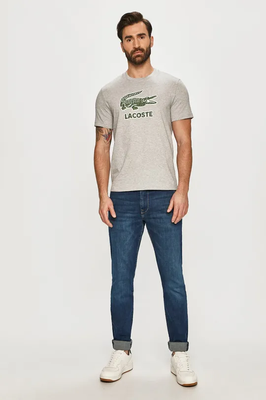 Lacoste - T-shirt TH0063 szary