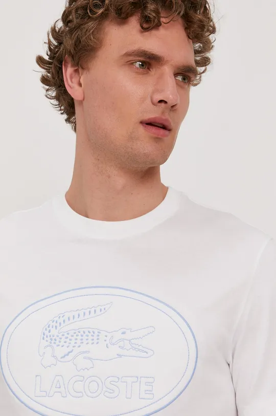 biały Lacoste T-shirt TH0453