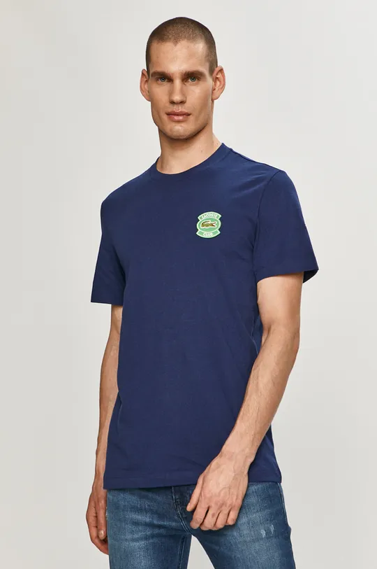 granatowy Lacoste - T-shirt TH5033 Męski