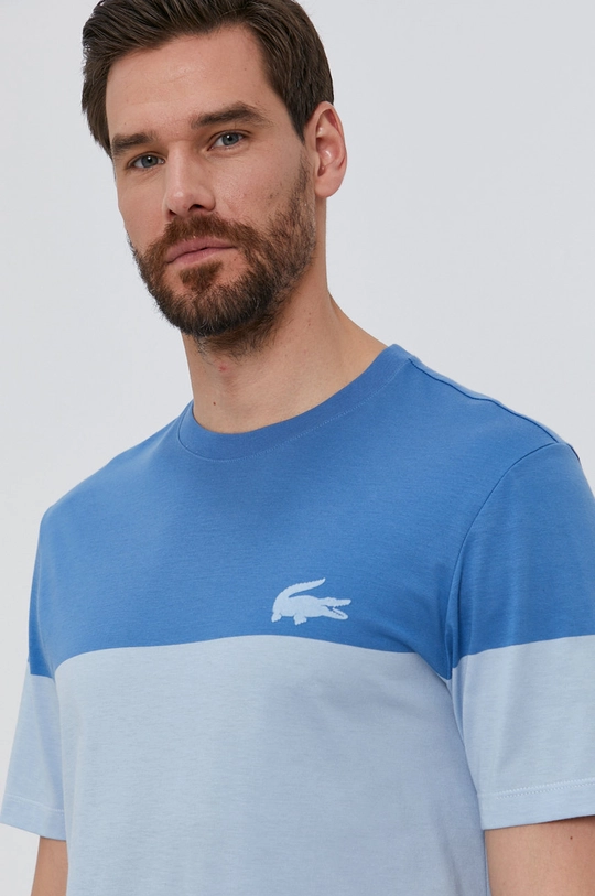 niebieski Lacoste T-shirt TH9892