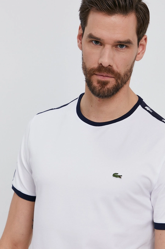 biały Lacoste T-shirt TH0146