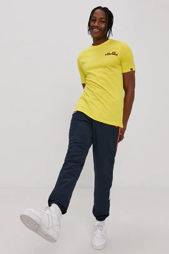 Ellesse T-shirt bawełniany żółty