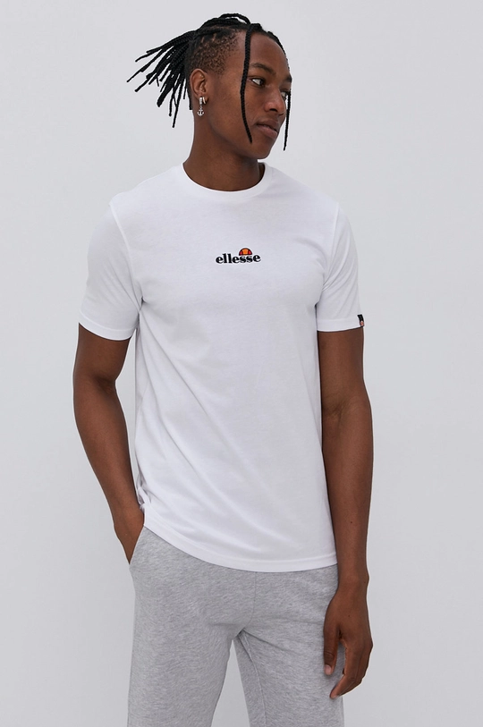 Ellesse T-shirt bawełniany biały