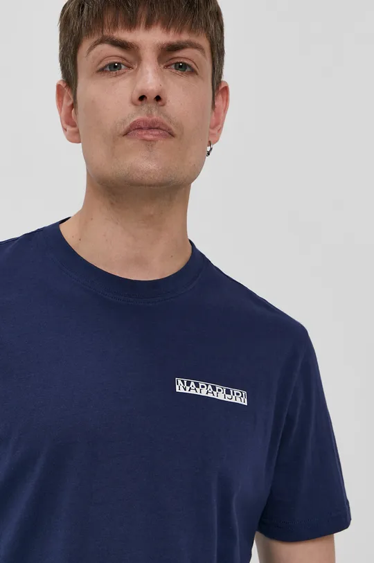granatowy Napapijri T-shirt