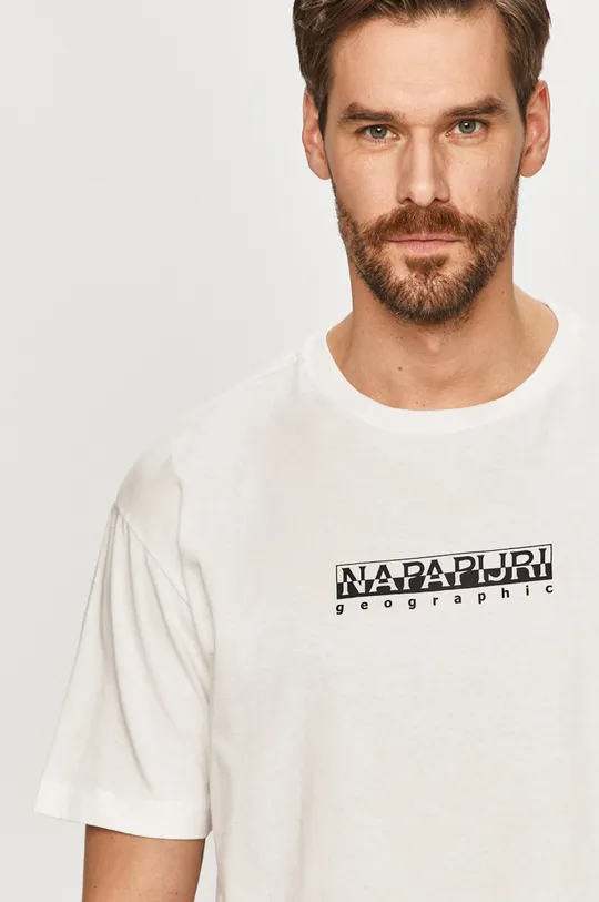 biały Napapijri - T-shirt