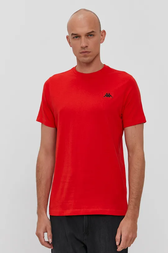 czerwony Kappa T-shirt Męski