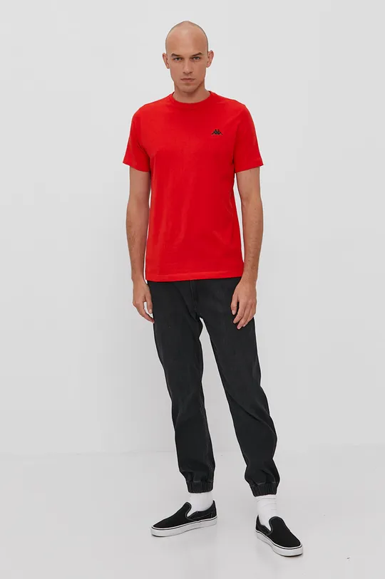 Kappa T-shirt czerwony