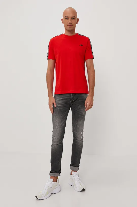 Kappa T-shirt czerwony