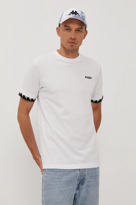 biały Kappa T-shirt Męski